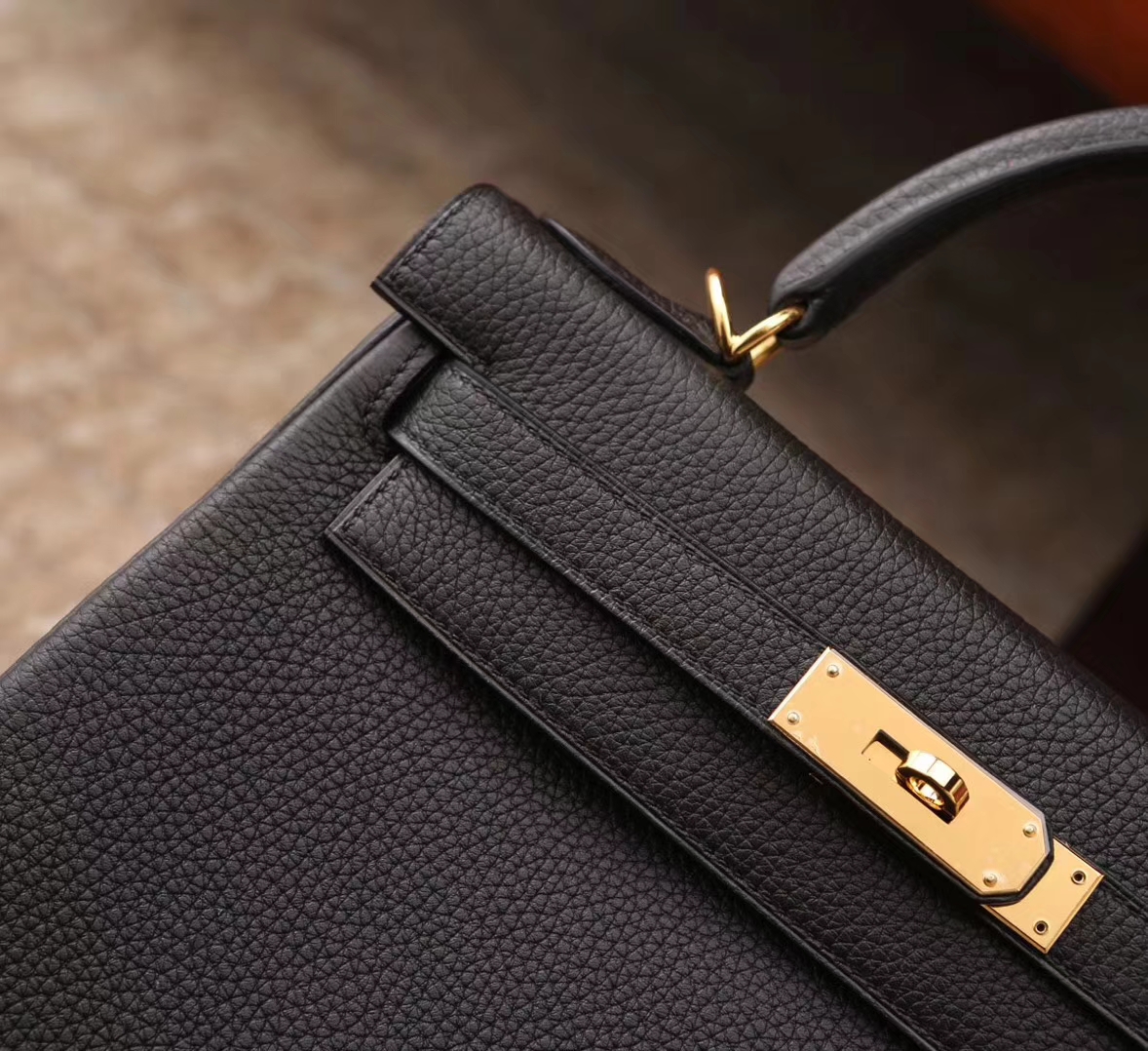 Hermes Kelly 28 CK89 黑色 原厂御用顶级小牛皮 金扣 银扣 现货