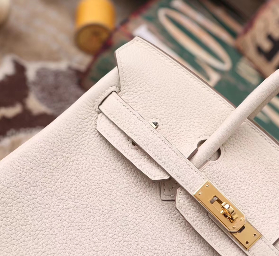Hermes Birkin 25 奶昔白 原厂御用顶级小牛皮 金扣 现货