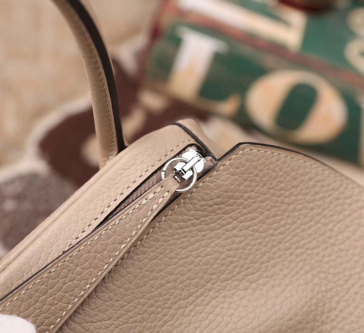 Hermes Lindy 26 CK18 斑鸠灰 原厂御用顶级小牛皮 金扣 银扣 现货