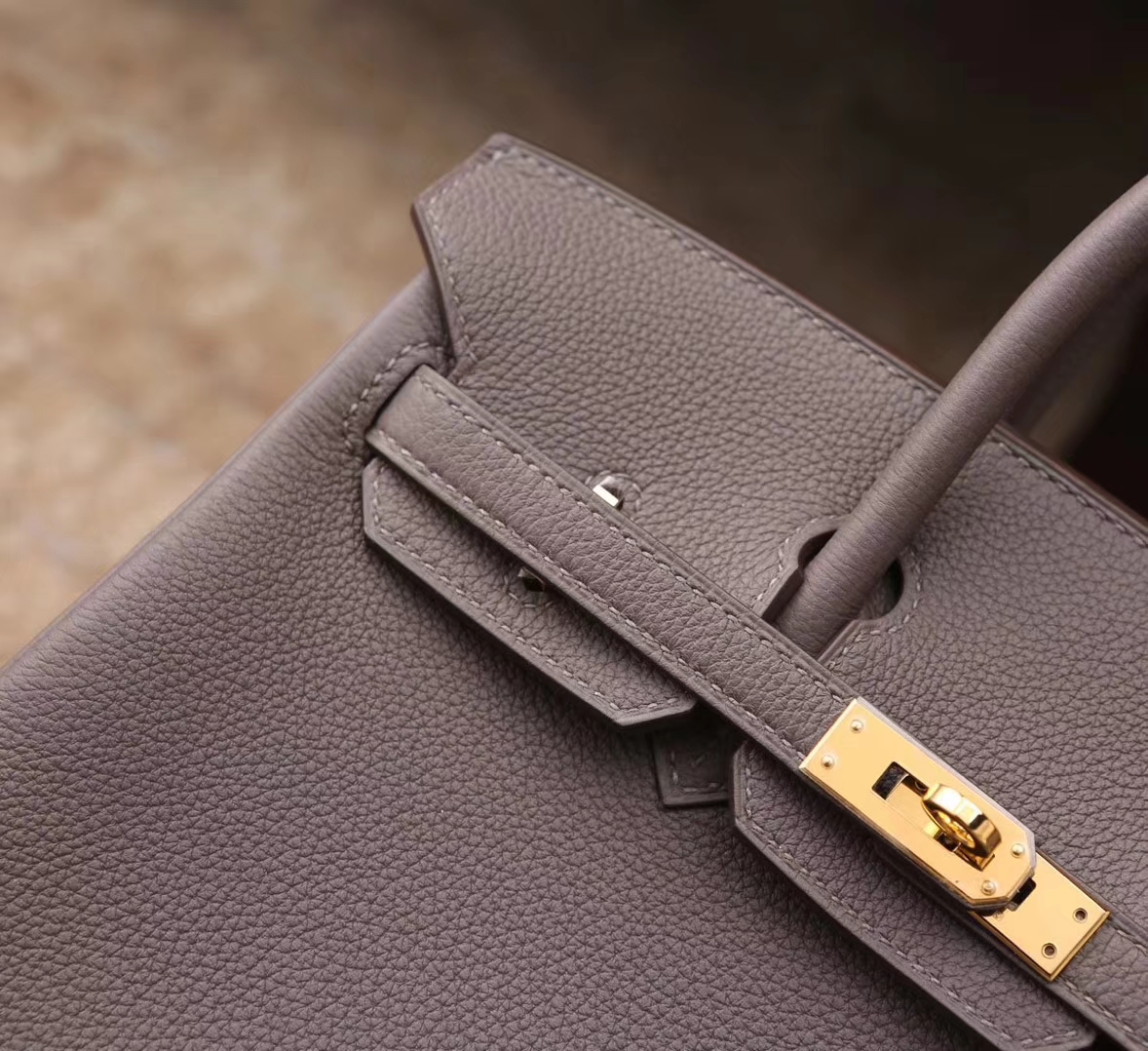 Hermes Birkin 25 8F 锡器灰 原厂御用顶级小牛皮 金扣 银扣 现货