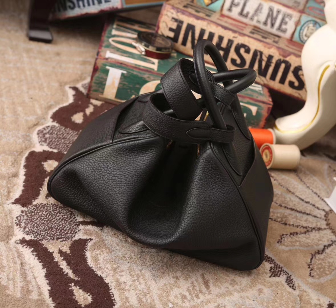 Hermes Lindy 30 89 黑色 原厂御用顶级小牛皮 金扣 银扣 现货