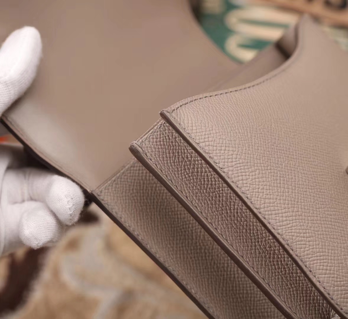 Hermes Constance 19 M8 巴黎灰 原厂御用顶级Epsom皮 金扣 银扣 现货