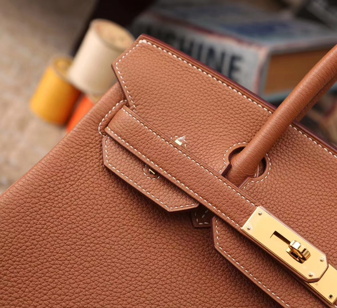 Hermes Birkin 30 C37 浅咖啡 金棕色 原厂御用顶级小牛皮 金扣 银扣 现货