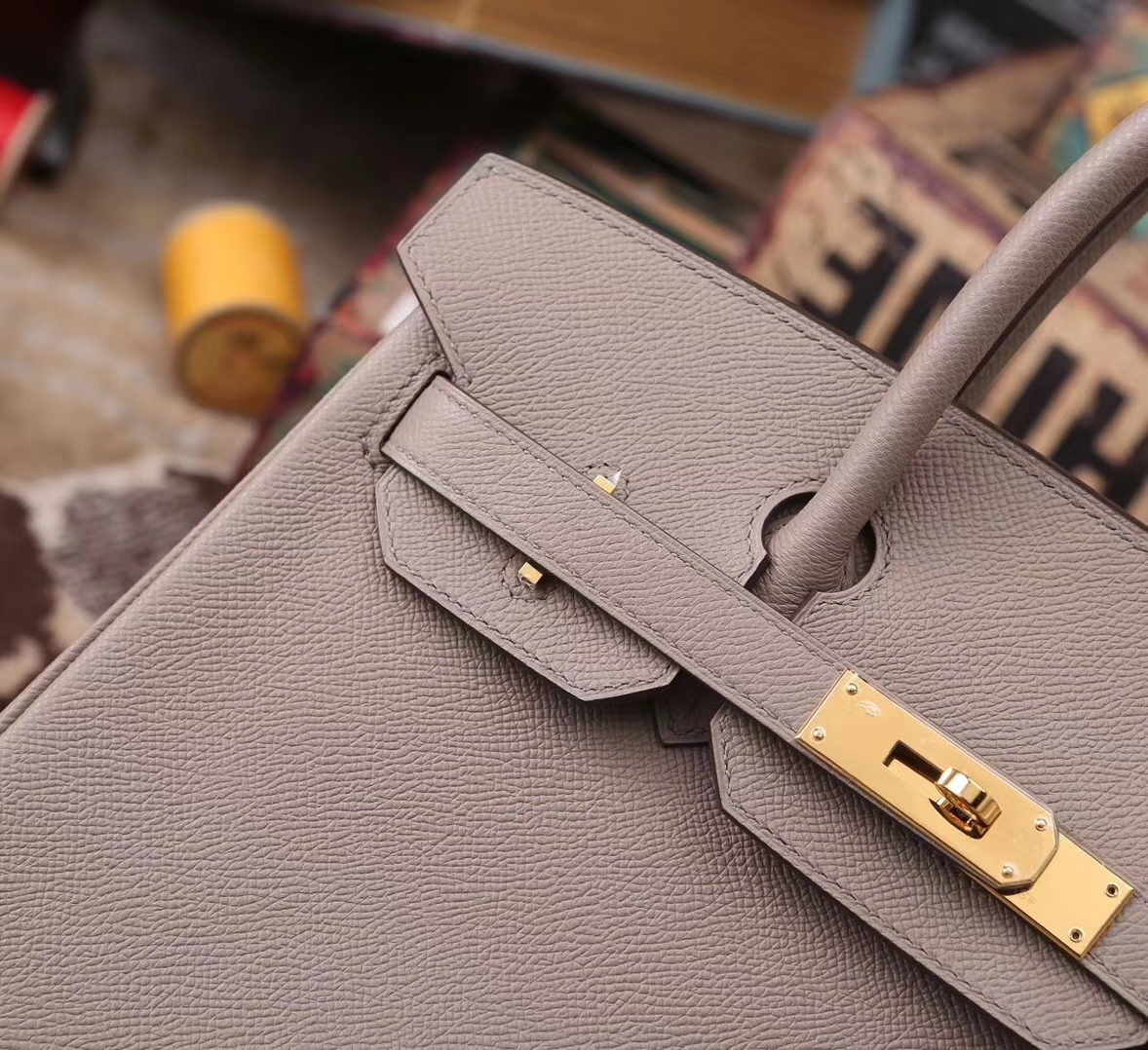 Hermes Birkin 30 M8 巴黎灰 新色 原厂御用顶级小牛皮 金扣 现货