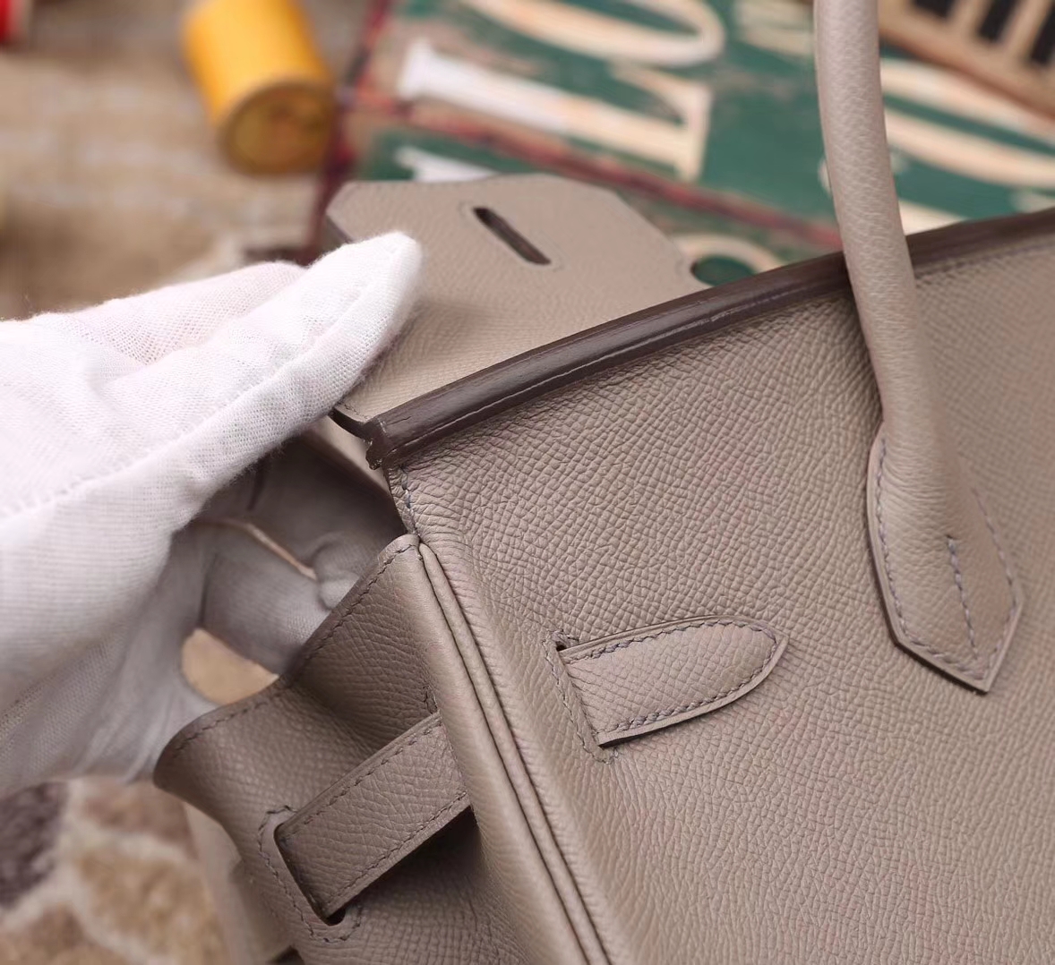 Hermes Birkin 30 M8 巴黎灰 新色 原厂御用顶级小牛皮 金扣 现货