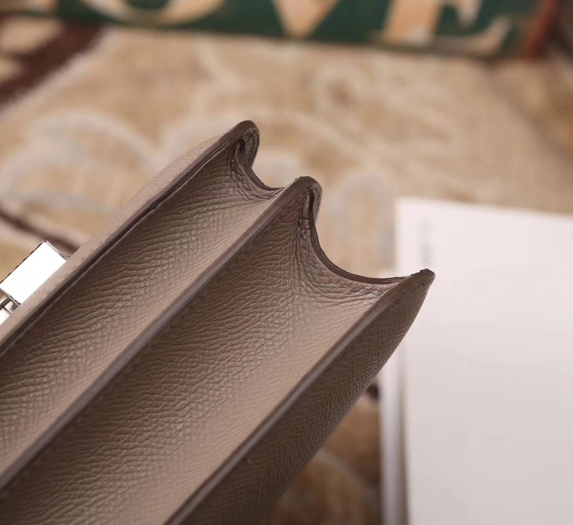 Hermes Constance 19 M8 巴黎灰 原厂御用顶级Epsom皮 金扣 银扣 现货