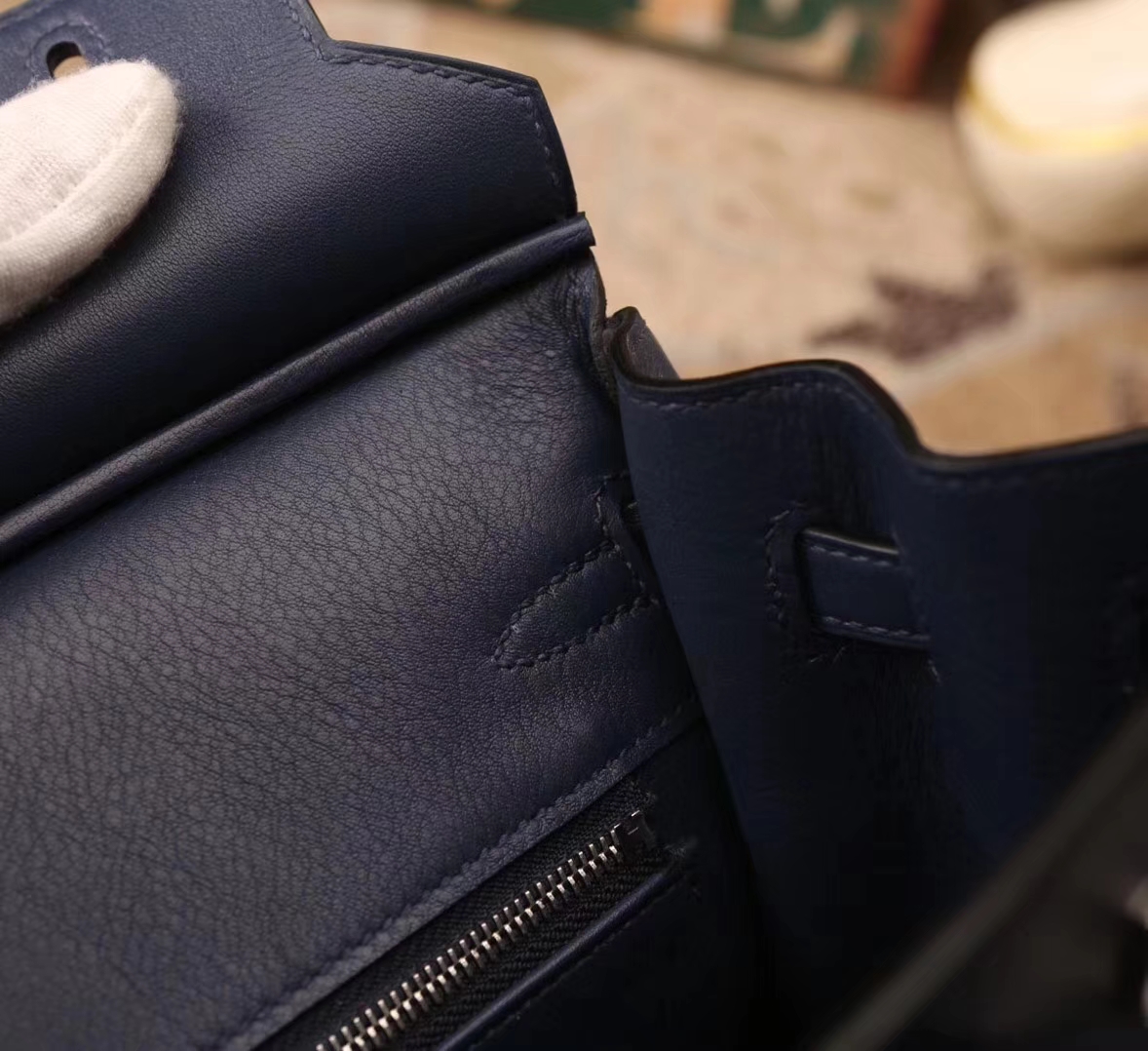 Hermes Birkin 25 7K 宝石蓝 原厂御用顶级Swift皮 银扣 订单出货