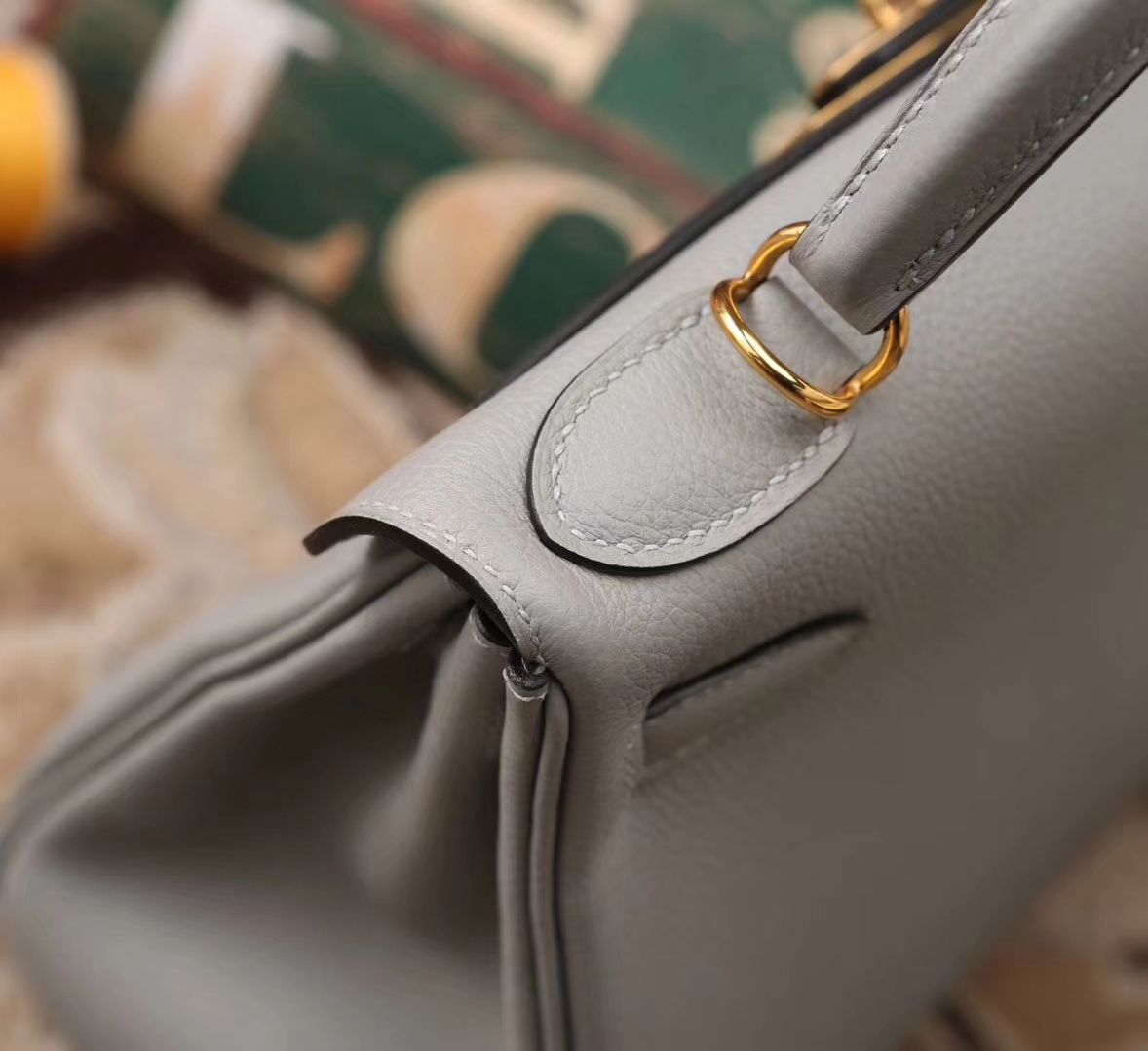 Hermes Kelly 28 4Z 海鸥灰 原厂御用顶级小牛皮 金扣 现货
