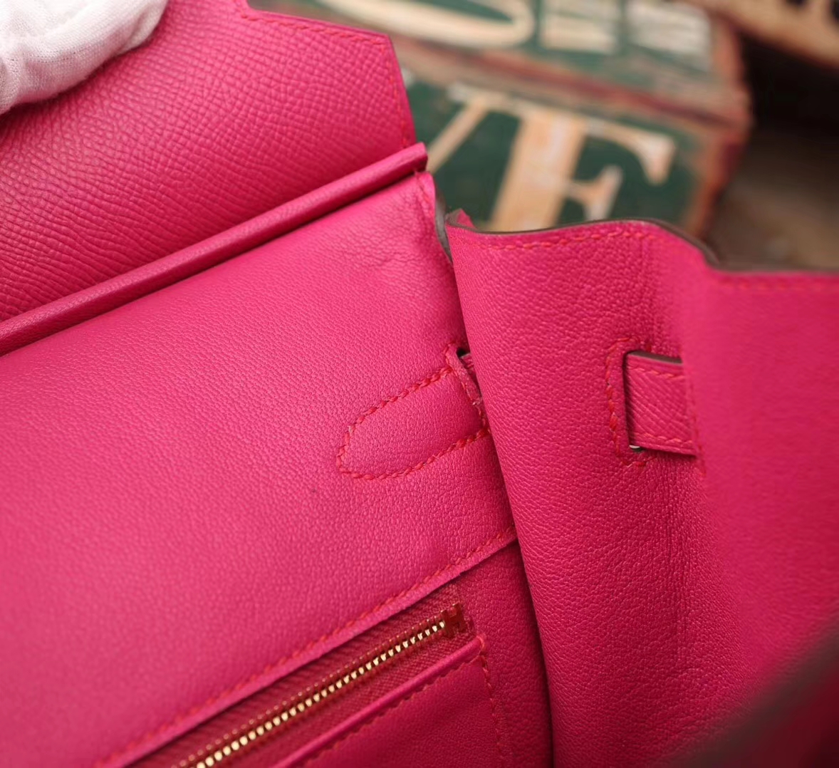 Hermes Birkin 30 L3 玫紫色 新色 原厂御用顶级Epsom皮 金扣 现货