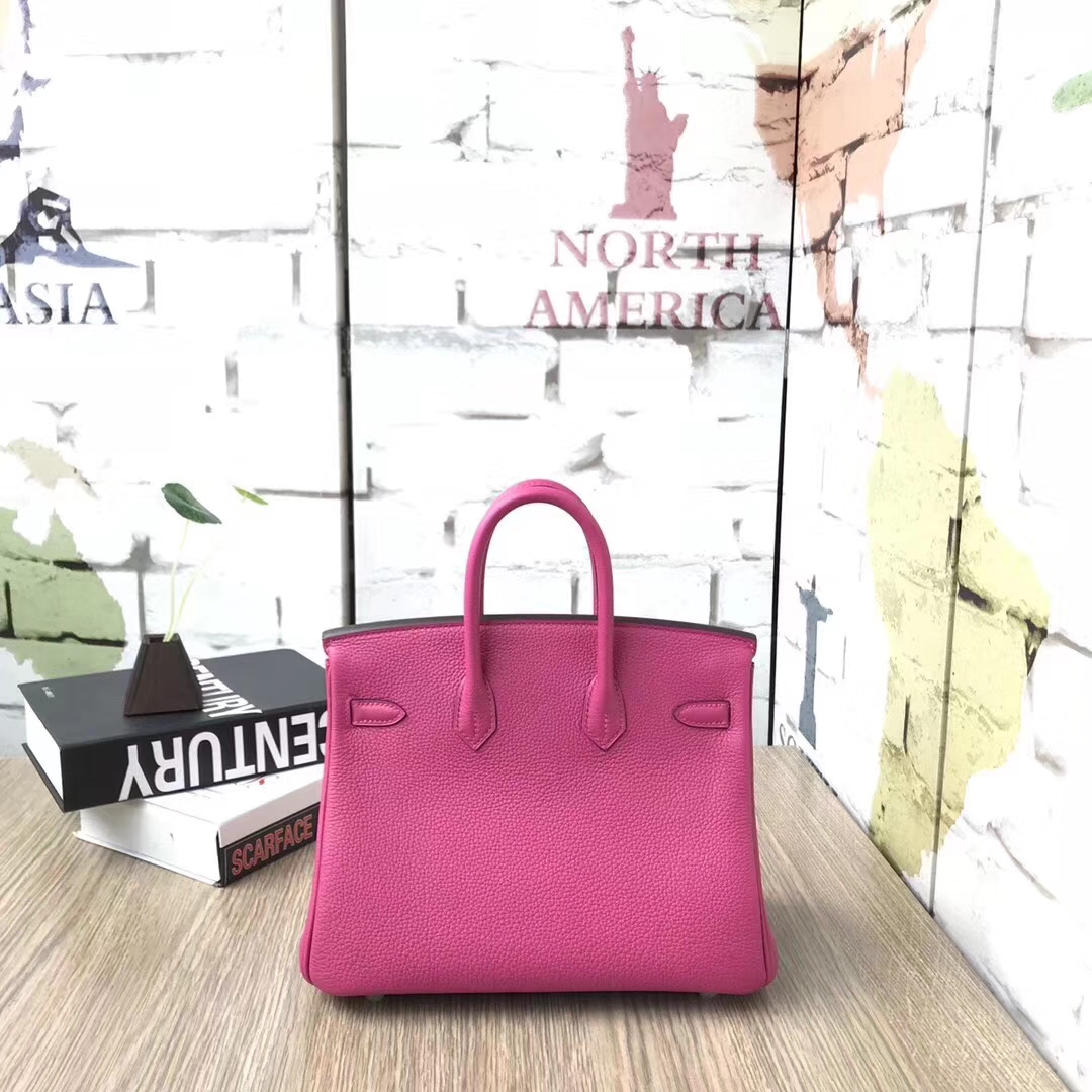 Hermes爱马仕 L3 玫瑰紫 原厂御用顶级小牛皮 Birkin 25 金扣 银扣 现货