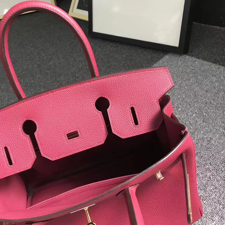 Hermes爱马仕 K1 石榴红 原厂御用顶级小牛皮 Birkin 30 金扣 现货