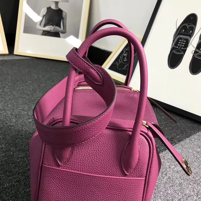 Hermes爱马仕 K5 托斯卡 原厂御用顶级小牛皮 Lindy 26 金扣