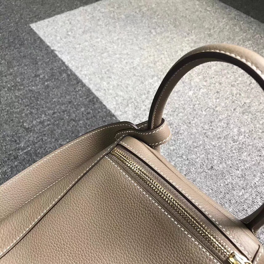 Hermès（爱马仕）CK18 大象灰 原厂御用顶级小牛皮 Lindy 30 金扣 银扣 现货
