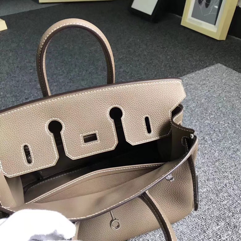 Hermès（爱马仕）CK18 大象灰 原厂御用顶级小牛皮 Birkin 25 银扣 现货