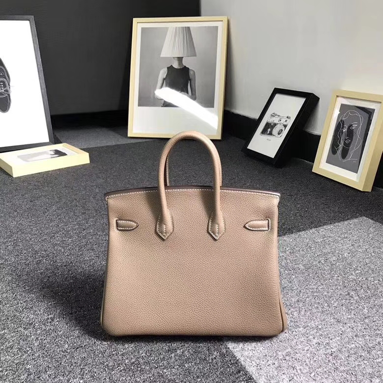 Hermès（爱马仕）CK18 大象灰 原厂御用顶级小牛皮 Birkin 25 银扣 现货