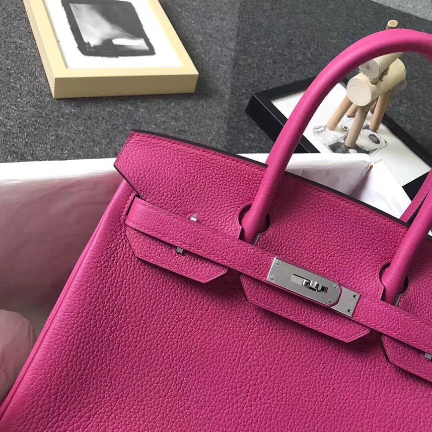 Hermès（爱马仕）L3 玫瑰紫 原厂御用顶级小牛皮 Birkin 30 金扣 银扣 现货