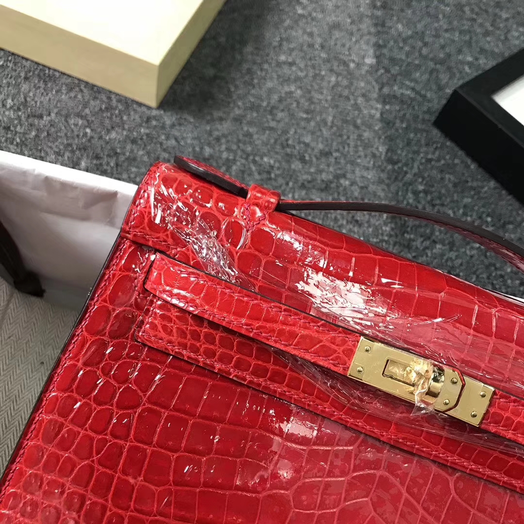 Hermès（爱马仕）法拉利红 Mini Kelly 一代 金扣 全手工