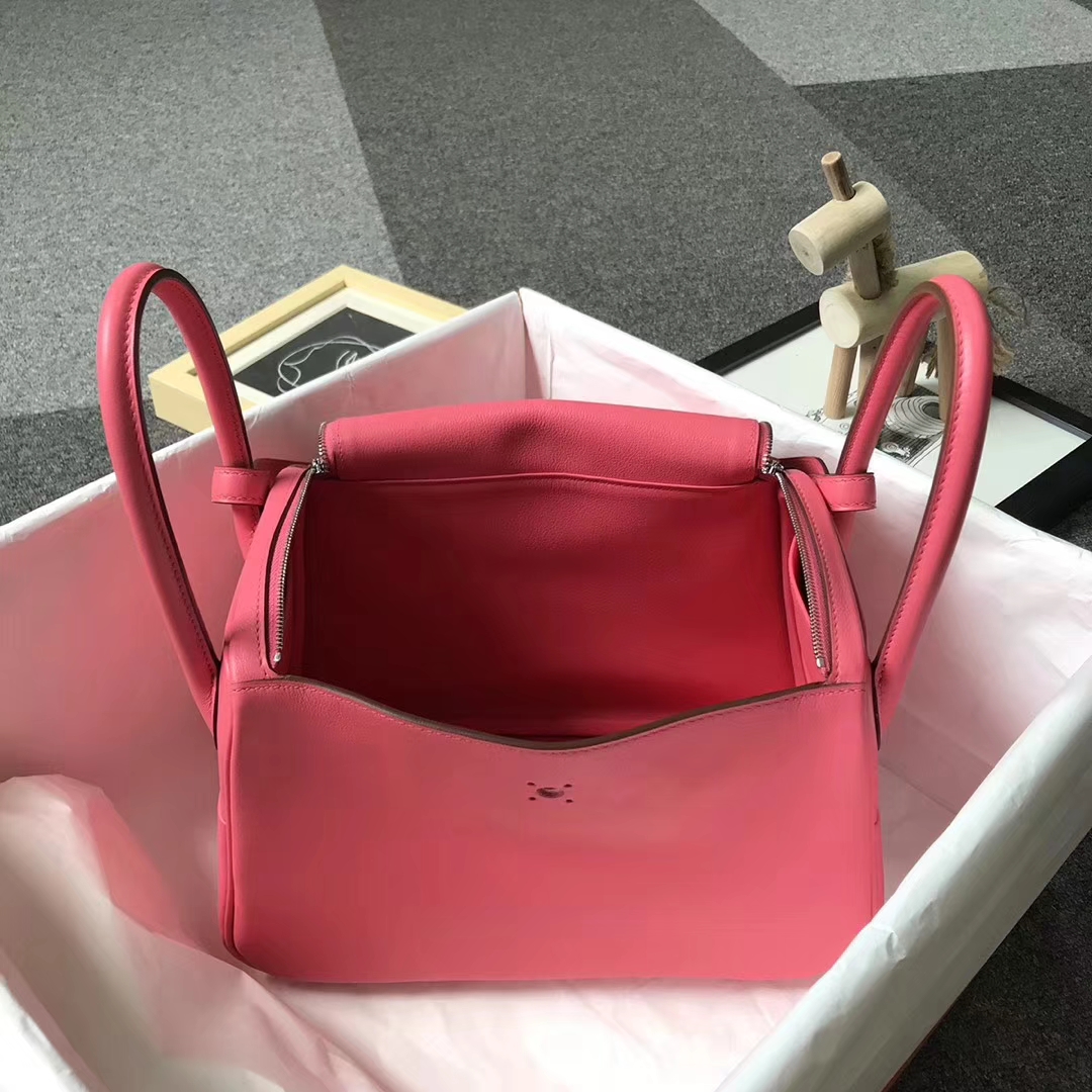 Hermès（爱马仕）8W新唇膏粉 swift皮 Lindy26 银扣