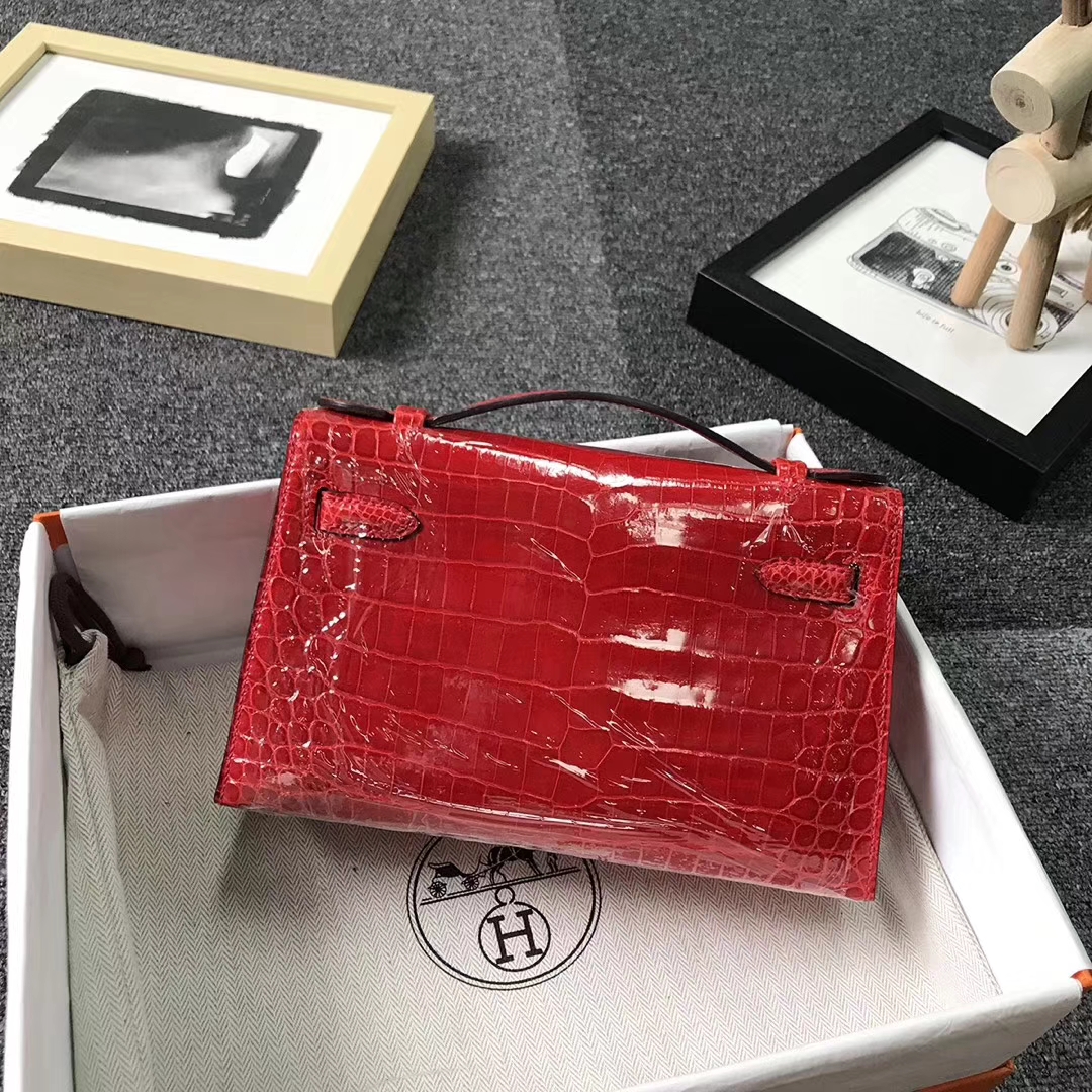 Hermès（爱马仕）法拉利红 Mini Kelly 一代 金扣 全手工