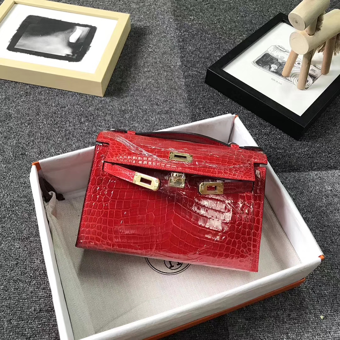 Hermès（爱马仕）法拉利红 Mini Kelly 一代 金扣 全手工