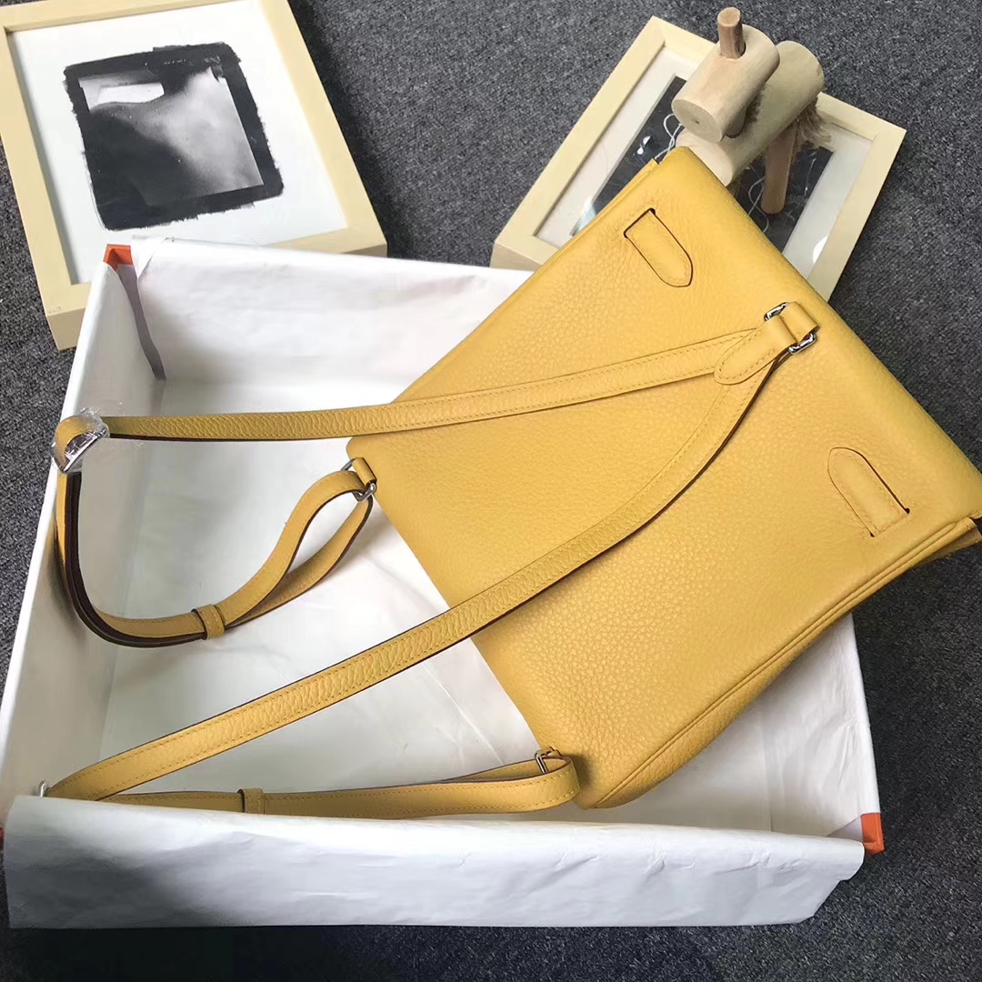 Hermès（爱马仕）Kelly ado PM 琥珀黄 现货