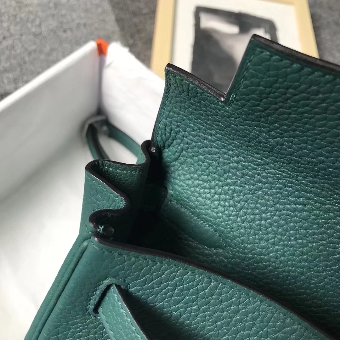 Hermès（爱马仕）Kelly ado PM 孔雀绿 现货