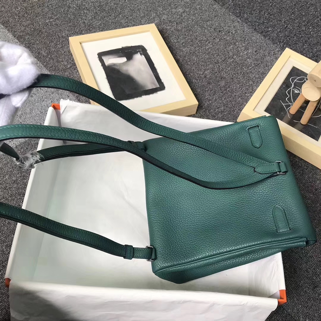 Hermès（爱马仕）Kelly ado PM 孔雀绿 现货