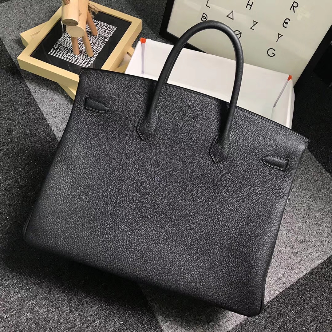 Hermès（爱马仕）石墨灰 原厂御用顶级小牛皮 Birkin 40 金扣