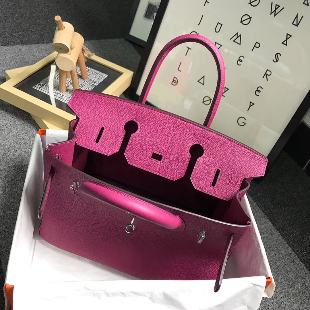 Hermès（爱马仕）K5 托斯卡 原厂御用顶级小牛皮 Birkin 30 银扣