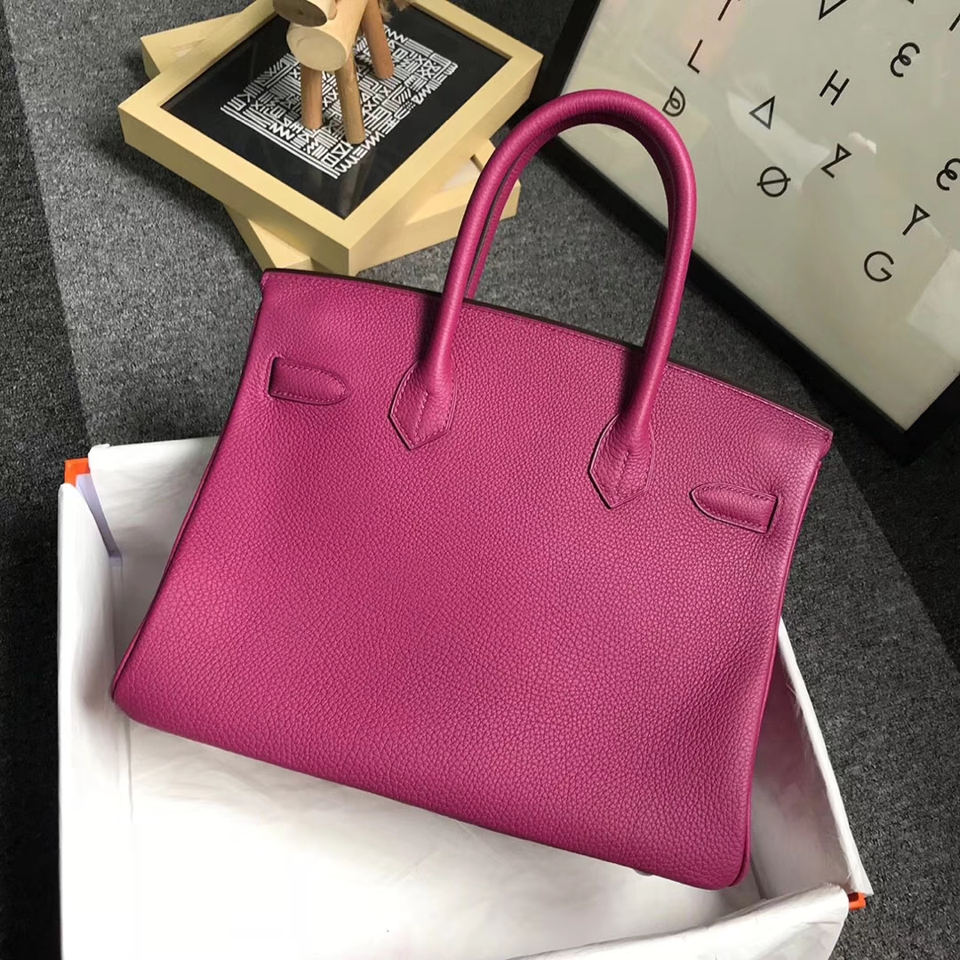 Hermès（爱马仕）K5 托斯卡 原厂御用顶级小牛皮 Birkin 30 银扣