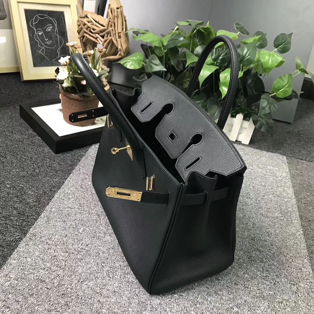 Hermès（爱马仕）柏树绿 原厂御用顶级小牛皮 Birkin 30 金扣 现货