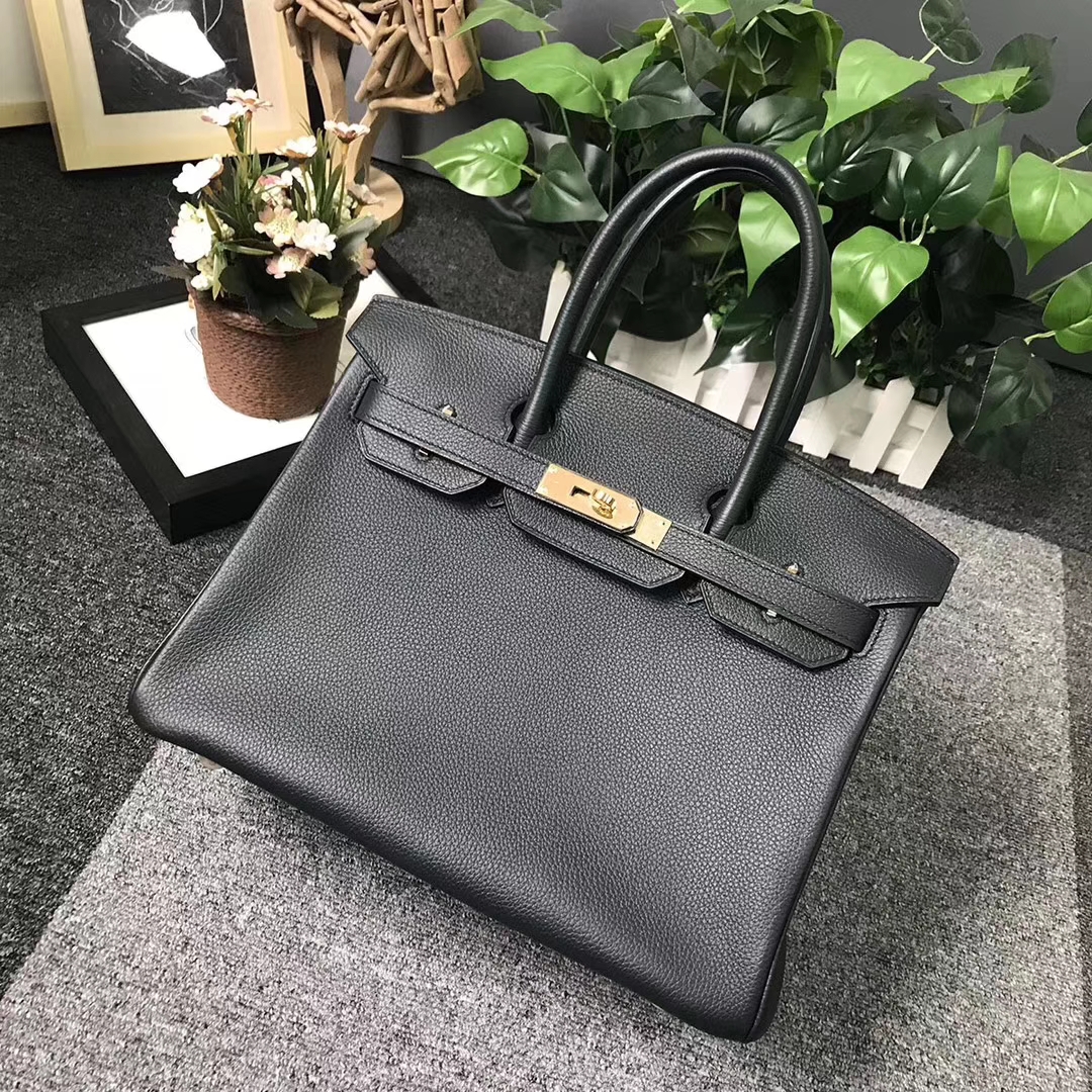 Hermès（爱马仕）柏树绿 原厂御用顶级小牛皮 Birkin 30 金扣 现货