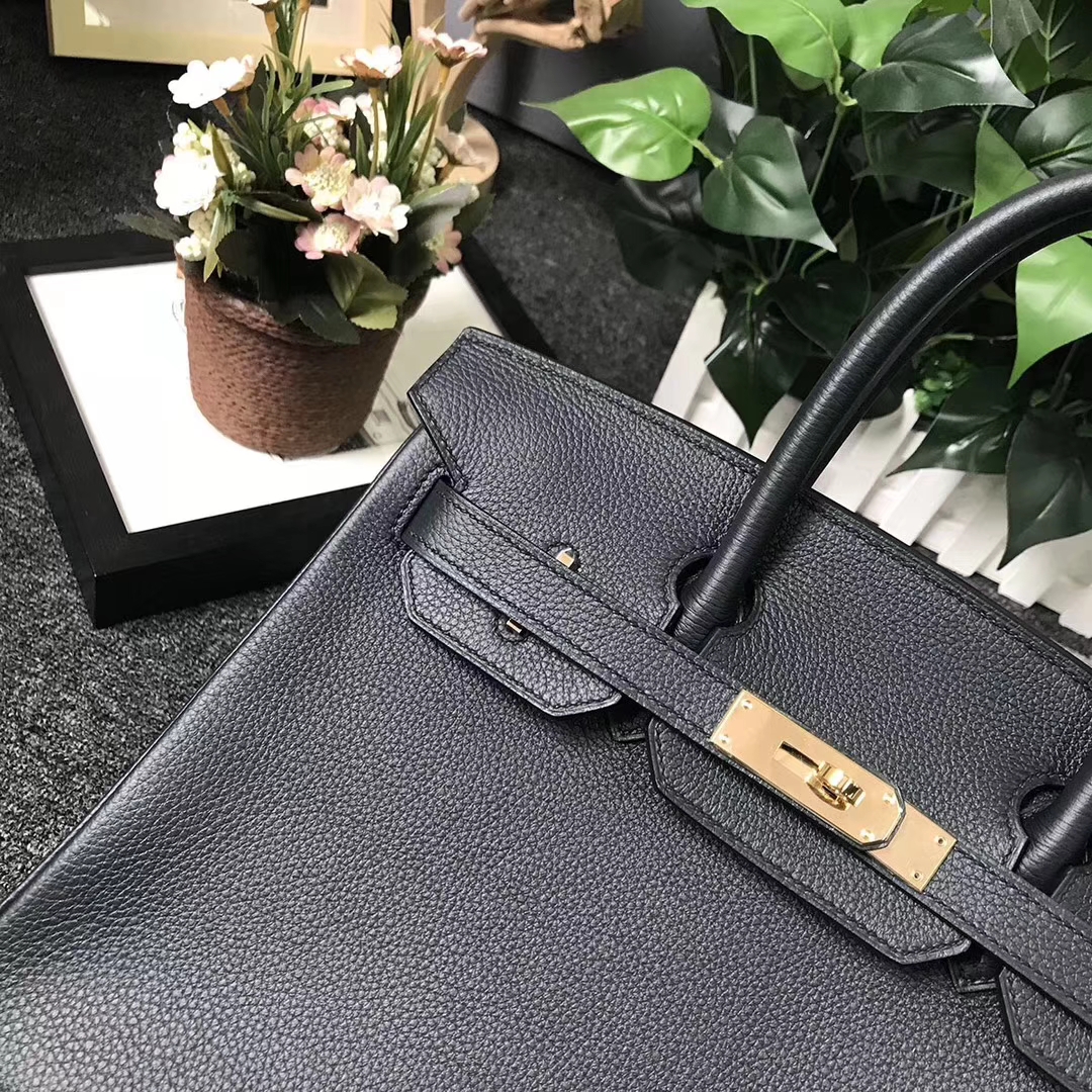 Hermès（爱马仕）柏树绿 原厂御用顶级小牛皮 Birkin 30 金扣 现货