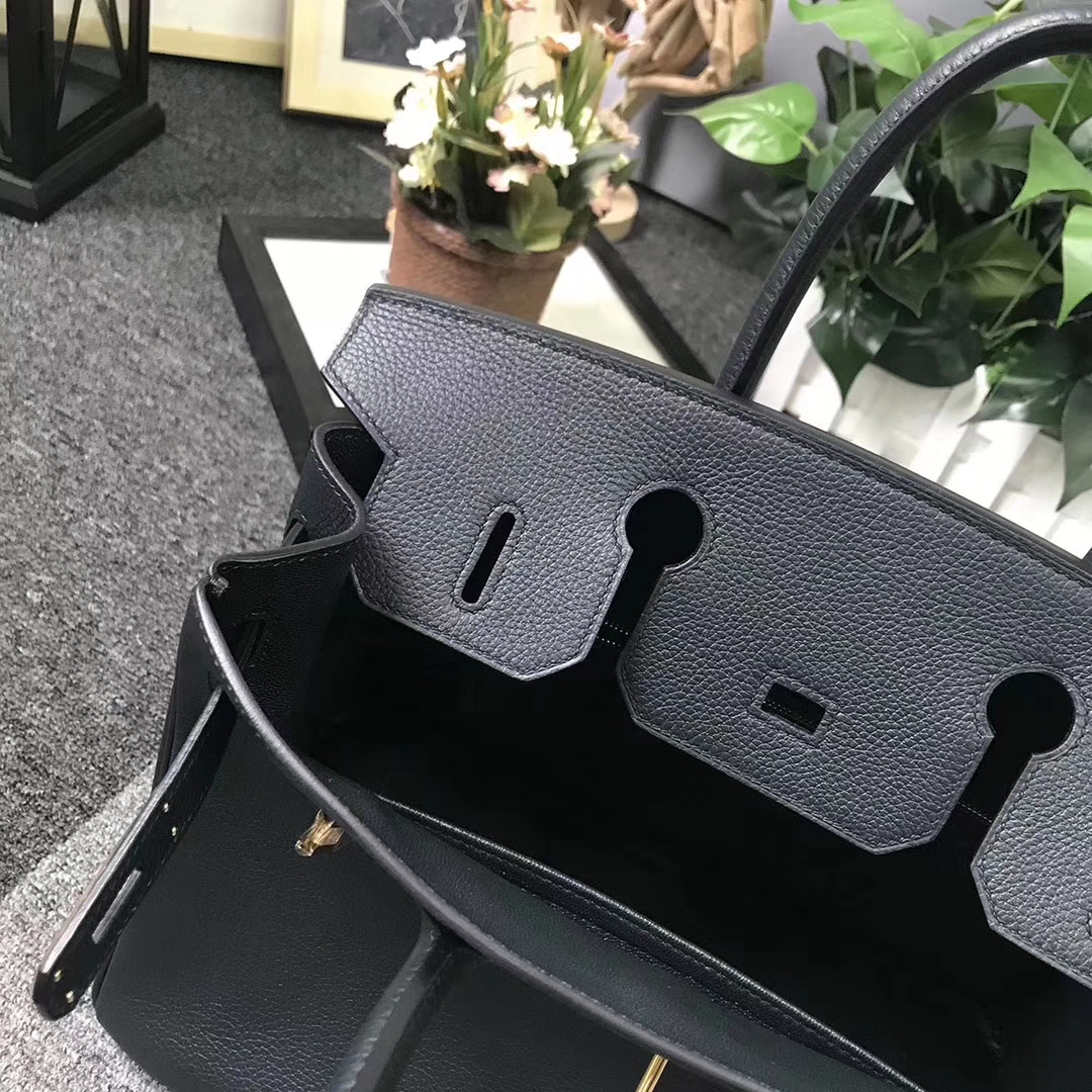 Hermès（爱马仕）柏树绿 原厂御用顶级小牛皮 Birkin 30 金扣 现货