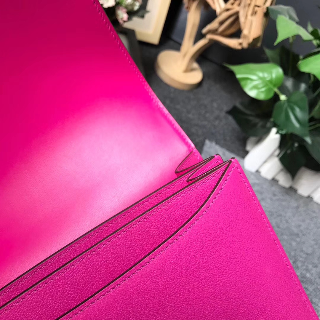 Hermès（爱马仕）L3 玫瑰紫色 原厂御用顶级Ever Color 皮 2002-20 现货