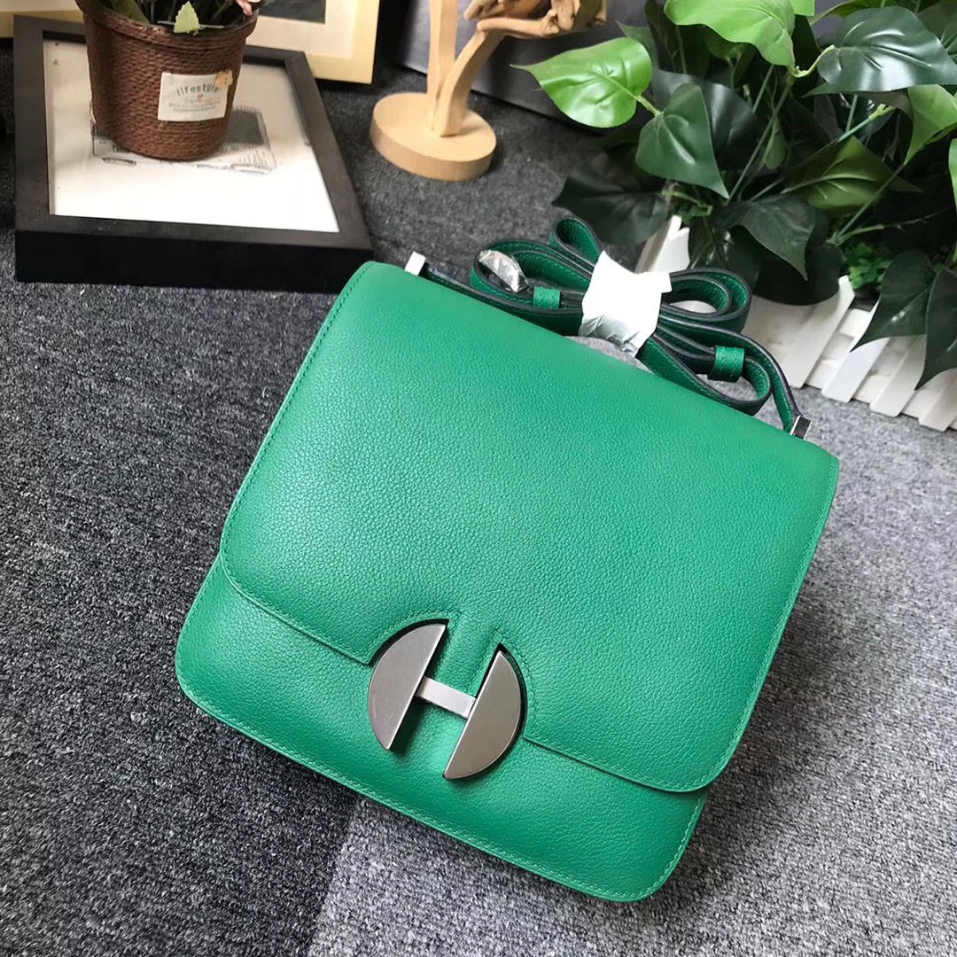 Hermès（爱马仕）U4丝绒绿 原厂御用顶级Ever Color 皮 2002-20 现货