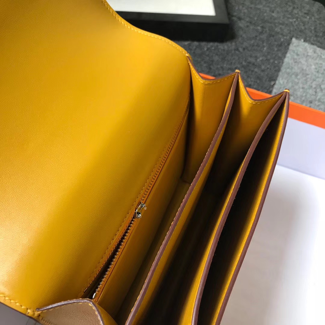 Hermès（爱马仕）9D琥珀黄 原厂御用顶级Ever Color皮 2002-20 现货 20cm