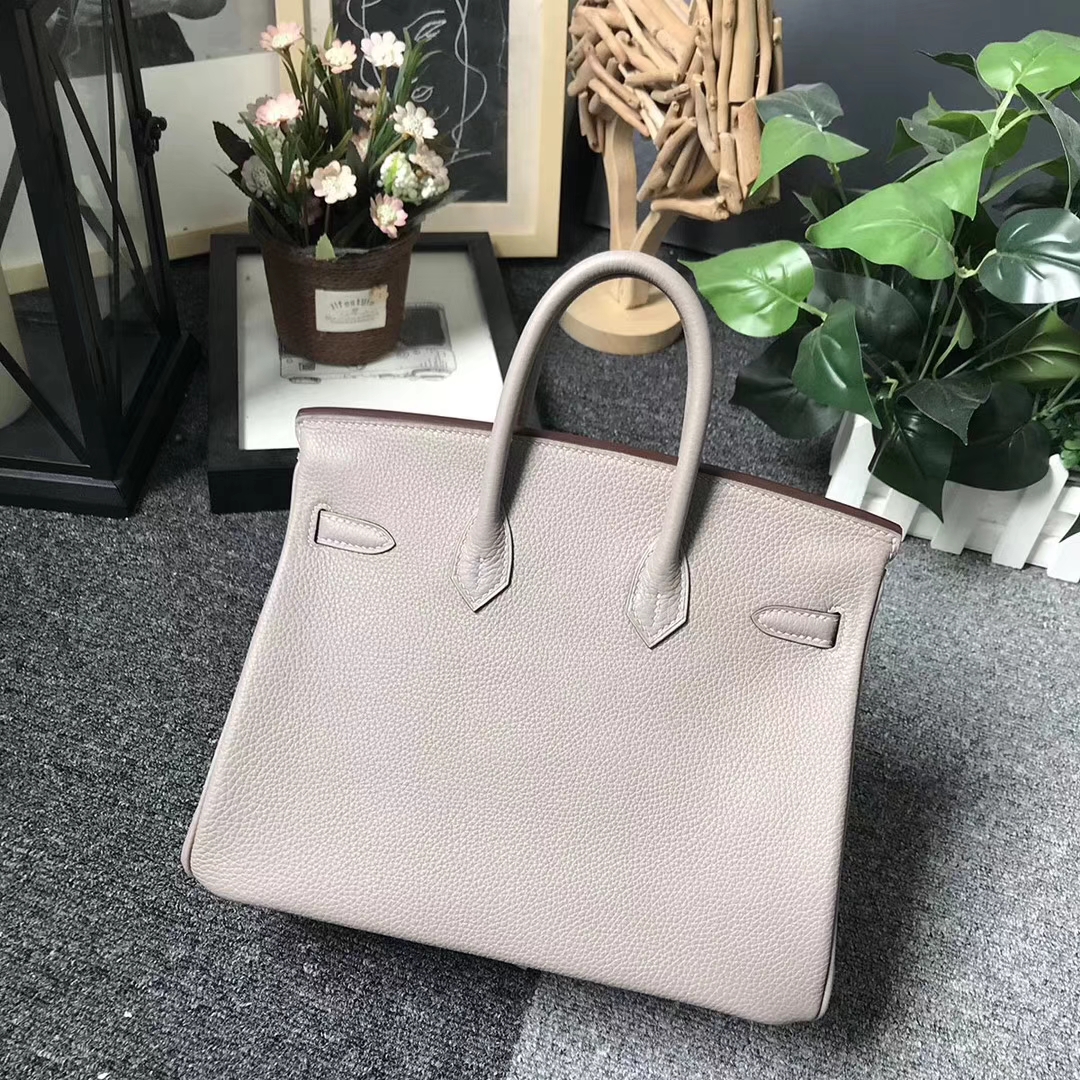 Hermès（爱马仕）M8 沥青灰 原厂御用顶级小牛皮 Birkin 25 金扣 现货
