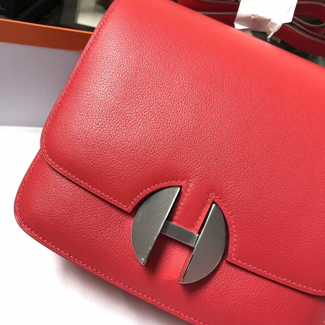 Hermès（爱马仕）Q5 中国红 原厂御用顶级Ever Color皮 2002-20 现货