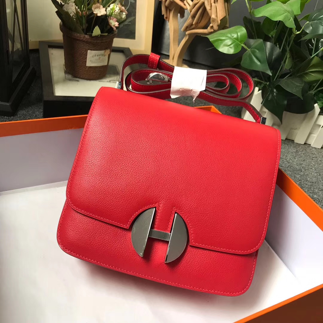 Hermès（爱马仕）Q5 中国红 原厂御用顶级Ever Color皮 2002-20 现货