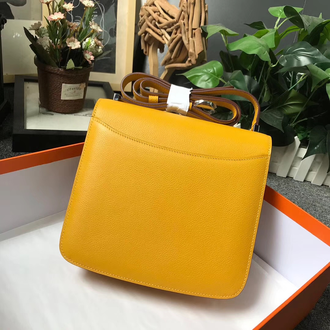 Hermès（爱马仕）9D琥珀黄 原厂御用顶级Ever Color皮 2002-20 现货 20cm