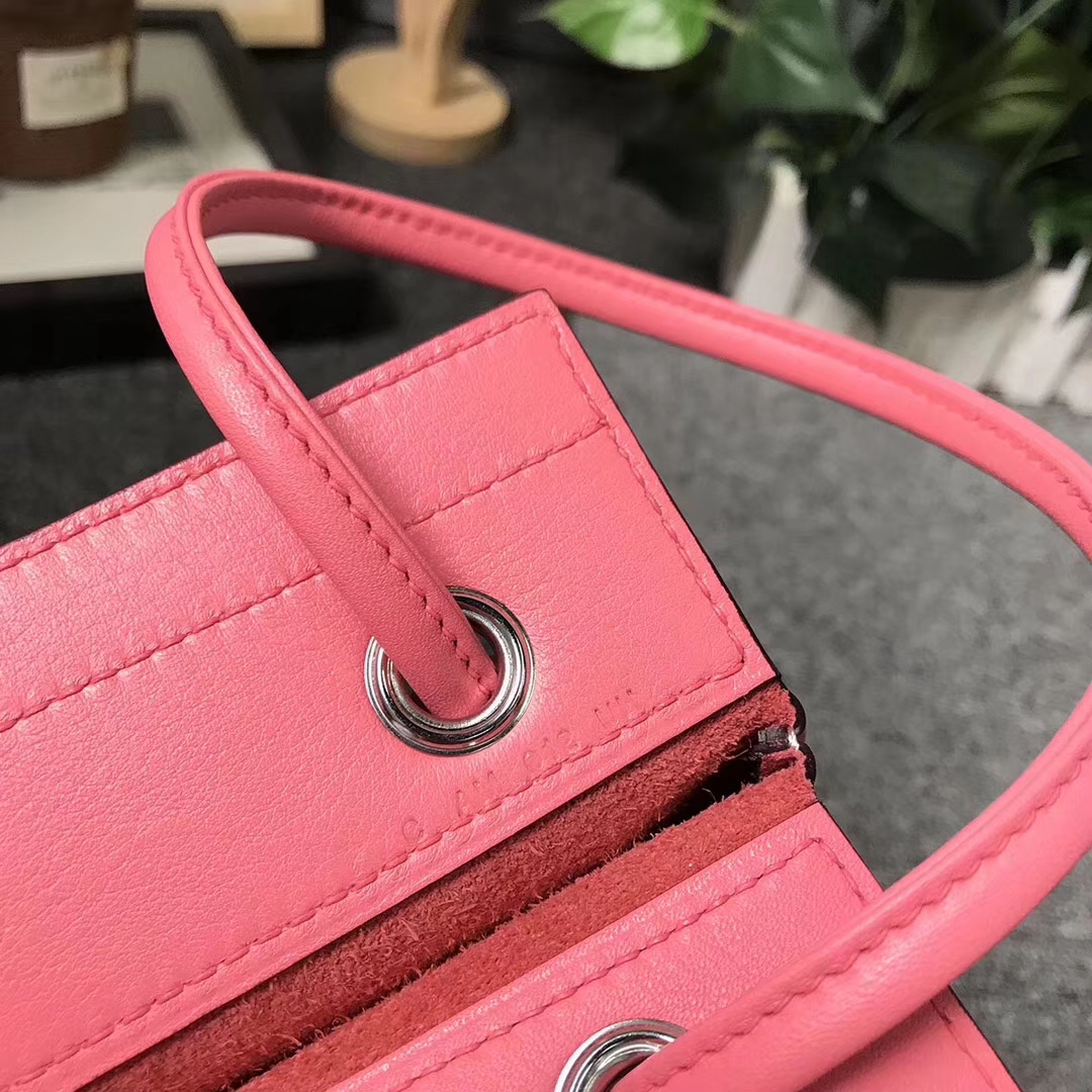 Hermès（爱马仕）Aline 艾琳包 新唇膏粉 原厂御用顶级Swift 皮 21cm