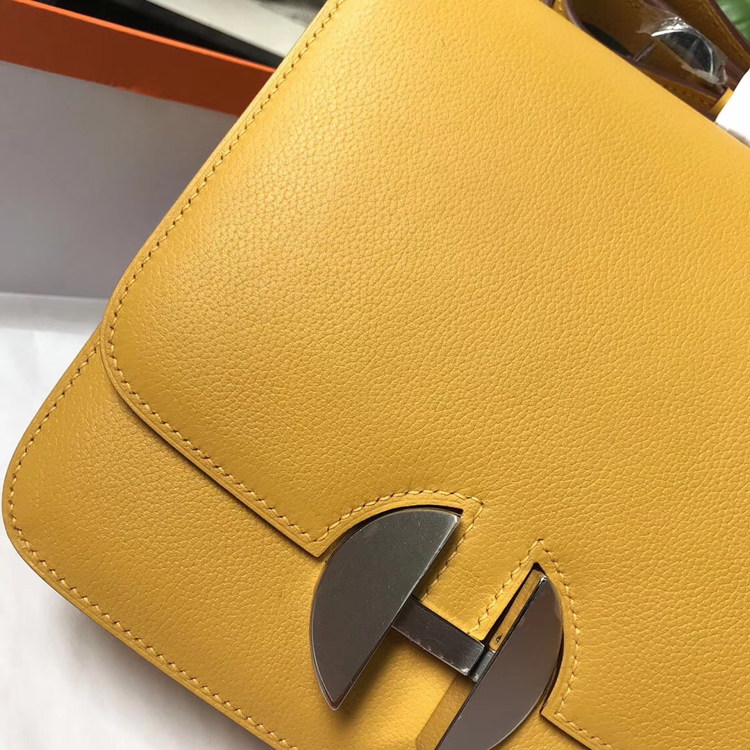 Hermès（爱马仕）9D琥珀黄 原厂御用顶级Ever Color皮 2002-20 现货 20cm
