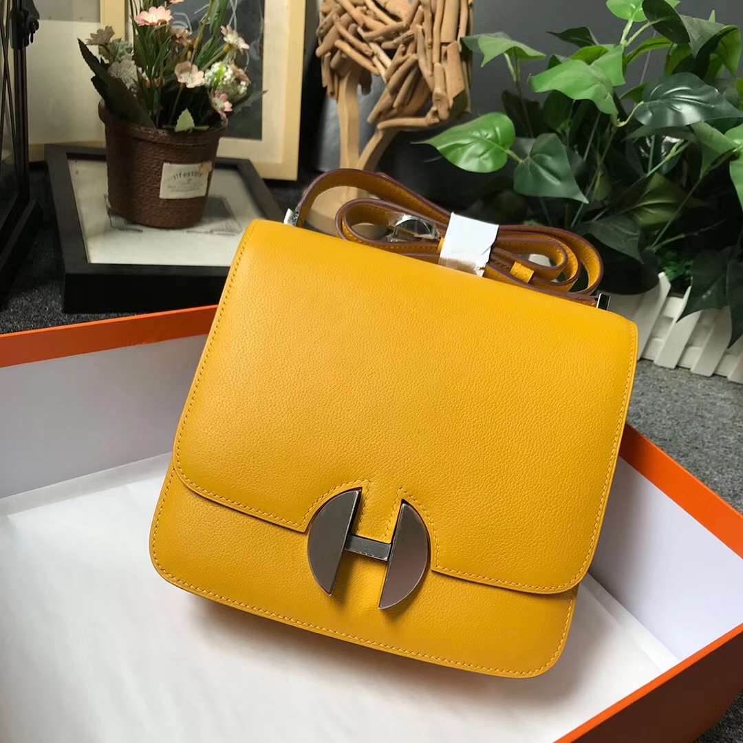 Hermès（爱马仕）9D琥珀黄 原厂御用顶级Ever Color皮 2002-20 现货 20cm