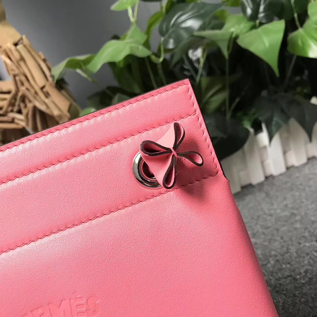 Hermès（爱马仕）Aline 艾琳包 新唇膏粉 原厂御用顶级Swift 皮 21cm