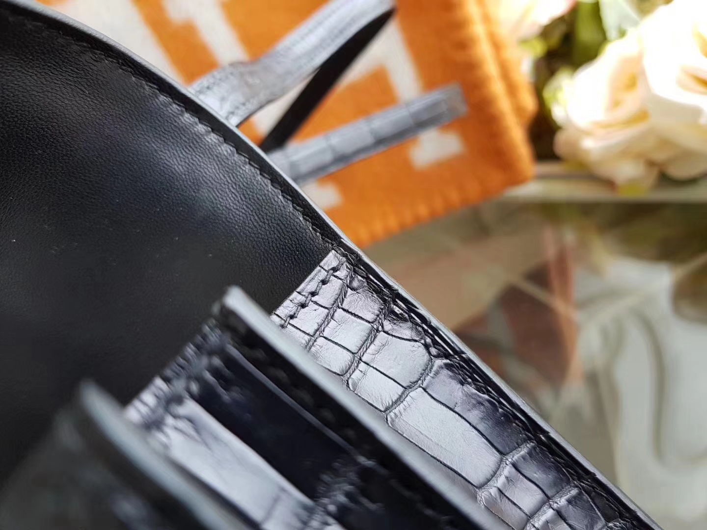 Hermès（爱马仕）constance 19 雾面皮 NOIR cc89黑色 玫瑰金扣
