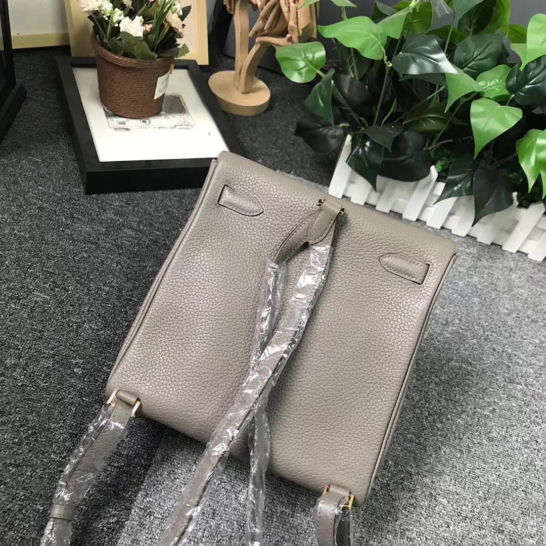 Hermès（爱马仕）M8 沥青灰 原厂御用顶级TC 皮 Kelly ado 金扣 现货