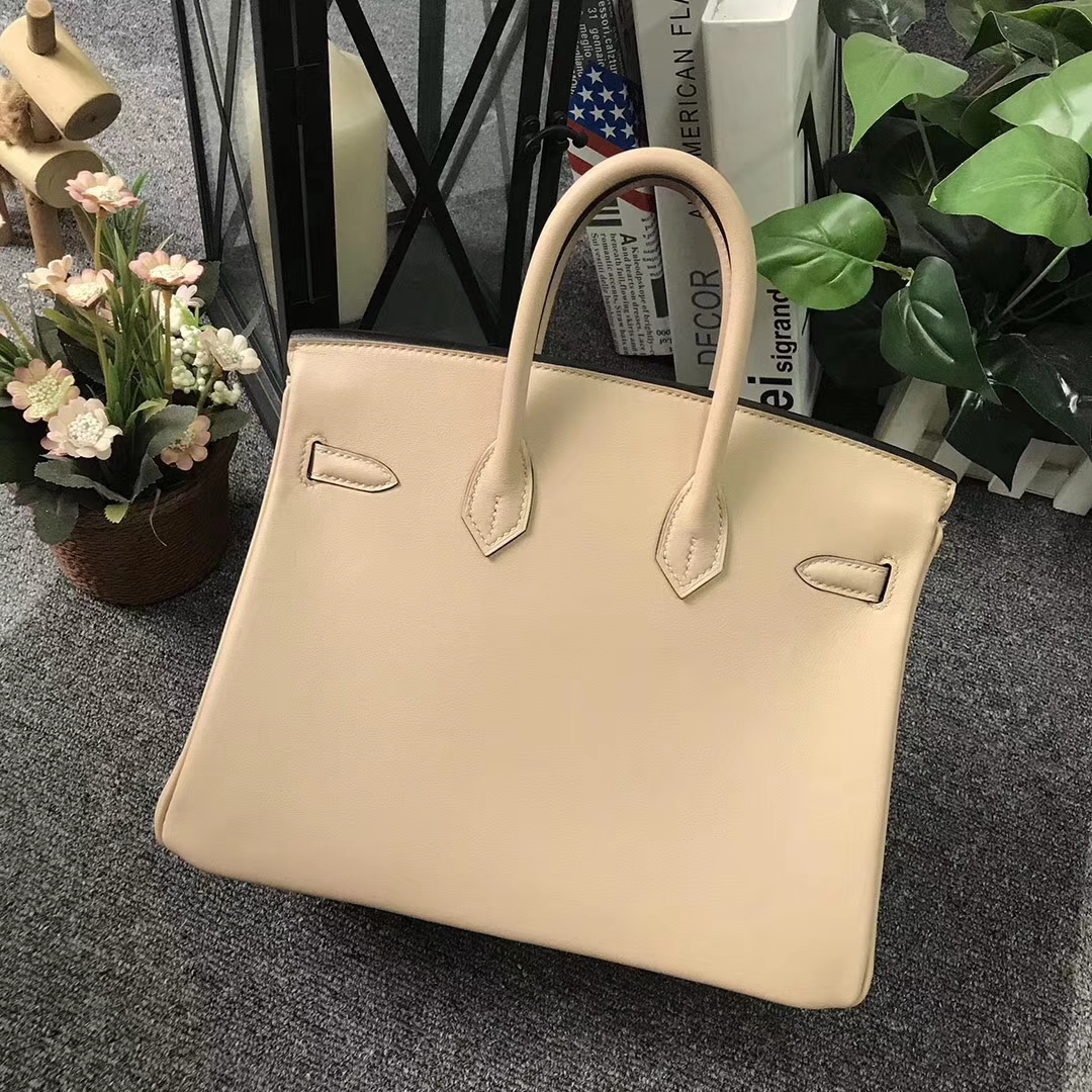Hermès（爱马仕）CK81 斑鸠灰 原厂御用顶级Swift 皮 Birkin 25 金扣