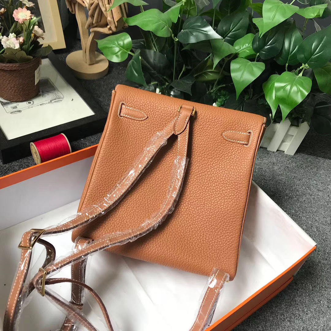 Hermès（爱马仕）C37 金棕色 原厂御用顶级TC 皮 Kelly ado 金扣 现货
