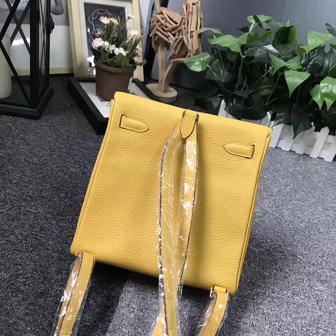Hermès（爱马仕）9D琥珀黄 原厂御用顶级TC 皮 Kelly ado 金扣 现货